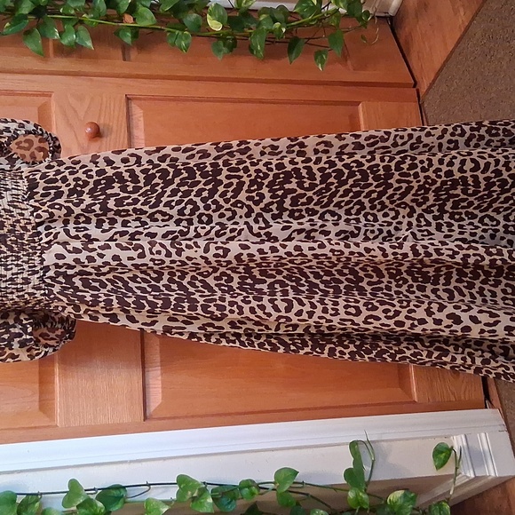 ASOS Leopard Print Maxi Dress EUC - Picture 8 of 14
